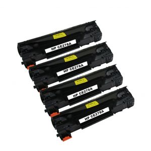 HP CE278A Black Compatible Toner Cartridge 78A 4 Pack