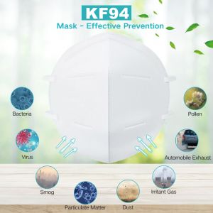 Premium KF94 Face Mask, Triple Filter Masks ( N95 Standard ) >94% Filter out 5/PK,  Small for Kids