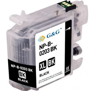Brother LC203 BK Black Compatible Ink Cartridge High Yield