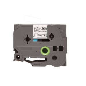 Brother HSe-251 (0.92 Inch) 23.6mm  Heat Shrink Tube Tape Cassette - Black on White, Compatible