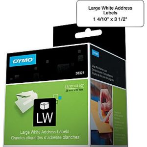 DYMO  LabelWriter 30321 Large Address Labels, 1-2/5 Inch x 3-1/2 Inch
