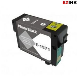 Epson 157 Photo Black Ink Cartridge, T157120 Compatible for Stylus Photo R3000