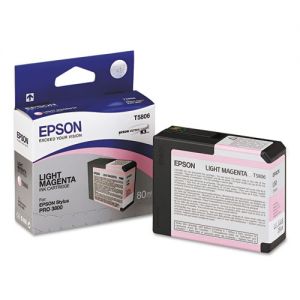Epson T580600 Original Pigment Light Magenta Ink Cartridge 