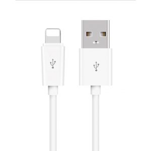 USB A to Lighting Compatible Cable for iphone 3 Feet (0.9 Meters) - White