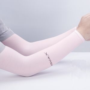 Cooling Arm Sleeves UV Protection for outdoor activities Bike/Hiking/Golf/Driving - Pink