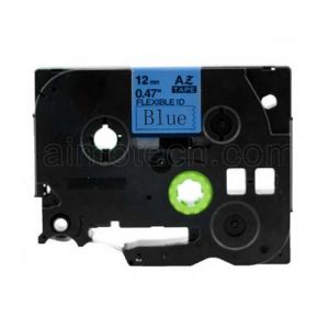 Brother TZe-FX531 12mm (0.5 Inch), Length of 8M, Black on Blue Compatible Label Tape