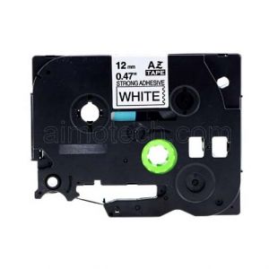 Brother TZe-S231 12mm (0.5 Inch), Length of 8M, Black on White Compatible Label Tape