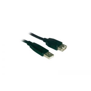 6ft USB 2.0 A Male to A Female Extension 28/24AWG Cable (Gold Plated)