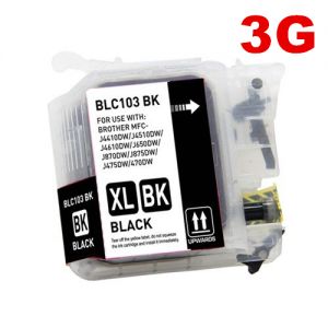 Brother LC103 Black Compatible Ink Cartridge High Yield 3rd Generation Chip 