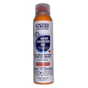 Zytec Germ Buster Hand Sanitizer Gel 70% Ethyl Alcohol plus Aloe and Vitamin E 100 mL