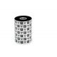 ZEBRA, 3200 WAX/RESIN RIBBON, 64MM X 74M, 2.5 in X 244 ft, 0.5 in CORE, 12 ROLLS / CASE