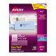 Avery 07662 Original Clear Address Labels 1-1/3 Inch X 4 Inch, 14/sheet, 140/pk