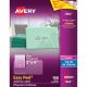 Avery 07663 Original Clear Address Labels 2 Inch X 4 Inch, 10/sheet, 100/pk
