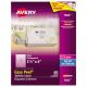 Avery 07664 Original Clear Address Labels 3-1/3 Inch x 4 Inch, 6/sheet, 60/pk