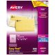 Avery 07668 Original Clear Address Labels 2/3 Inch X 1-3/4 Inch, 60/sheet, 600/pk