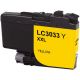 Brother LC3033Y Compatible Yellow Ink Cartridge Extra High Yield 1500 Page