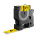 Dymo 18433 IND 19mm (3/4 Inch Vinyl Black on Yellow Tape, Compatible