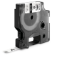Dymo 18443 IND 9mm (3/8 Inch Vinyl Black on White Tape, Compatible