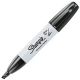 SHARPIE CHISEL TIP PERMANENT MARKERS ,BLACK(12/BOX)