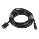 25ft 28AWG High Speed HDMI® to Adapter DVI Cable w / Ferrite Cores - Black