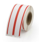 Dymo 30276 LabelWriter File Labels w/Red Stripe 2-up Labels 9/16 Inch x 3-7/16 Inch, White, 260 Labels, Compatible 