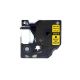 Dymo D1 45018 12mm (0.5 Inch) Black on Yellow Compatible Label Tape