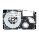 Casio XR-18WE Label Tape, 18mm, Black On White, 1/Pack, Compatible 