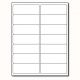 Laser Labels- White 4 Inchx1 1/2 Inch 14 labels per sheet, Minimum Order Qty By 50, Qty Increment By 50