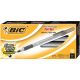 BIC Round Stic Grip Ballpoint Pens Black 1.2mm 12/pk