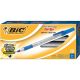 BIC Round Stic Grip Ballpoint Pens 1.2mm Blue  12/pk