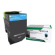 Lexmark 71B10C0 Cyan Original Return Program Toner Cartridge for CS/CX 317, 417, 517 