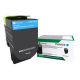 Lexmark 71B1HC0 Cyan Original High-Yield Return Program Toner Cartridge for CS/CX 417, 517 