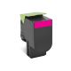 Lexmark 80C1SM0, 801SM Toner Cartridge Compatible with Lexmark CX310, CX410, CX510, Magenta - 2K