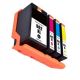 HP 902XL Remanufactured High-Yield Ink Cartridge BK/C/M/Y 4 Color Combo