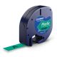 DYMO 91334  LetraTag Label Tape, 12mm (1/2 Inch) by 13' Black on Green Plastic,  Compatible