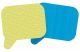 Post-it Super Sticky Notes, 2.9 in x 2.8 in, Thought Bubble  Shape, Bright Colors, 2-Pads/Pack