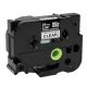 Brother HGeS151 High Grade 24mm Black on Clear P-touch Label Tape Length of 8m Compatible