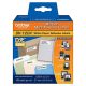 Brother DK1204 Original Large Multi-Purpose Die-Cut Labels 0.66 In X 2.1 In (17 Mm X 54.3 Mm) 400 Labels Per Roll, OEM