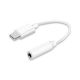 USB 3.1 Type C USB-C Male to 3.5 AUX audio Female Adapter,White