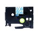 Brother TZe-M33 P-Touch Label Tape , 12mm (0.5 in), Length of 8M, Blue on Matt Clear, Compatible