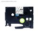 Brother TZe-M35 P-Touch Label Tape , 12mm (0.5 in), Length of 8M, White on Matt Clear, Compatible