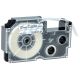  Casio XR-12X Label Tape, 12mm, Black On Clear, 1/Pack, Compatible 