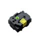 Brother TZe-641 Compatible Label Tape, 18mm (0.75 Inch), Length of 8M, Black on Yellow 