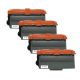 Brother TN750 Black Compatible Toner Cartridge High Yield 4 Pack