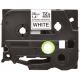 Brother TZe-S261 36MM ( 1.4 Inch ), Length of 8M, Black on White Compatible Strong Adhesive Label Tape