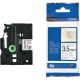 Brother Original TZeN201 Black on White Non-Laminated Super Narrow Label Tape 3.5 mm Tape, 8 m, OEM