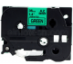 Brother TZe-761 36MM (1.5 Inch), Length of 8M, Black on Green Compatible Label Tape