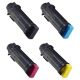Dell Comptible Toner Cartridges for  H625, H825, S2825 ( B/C/Y/M ) - 4 Pack