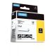 Dymo 18443 IND 9mm (3/8 Inch Vinyl Black on White Tape, OEM