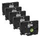 Brother HGe2315PK High Grade 12mm Black on White P-touch Label Tape Length of 8m Compatible(5/pk)
